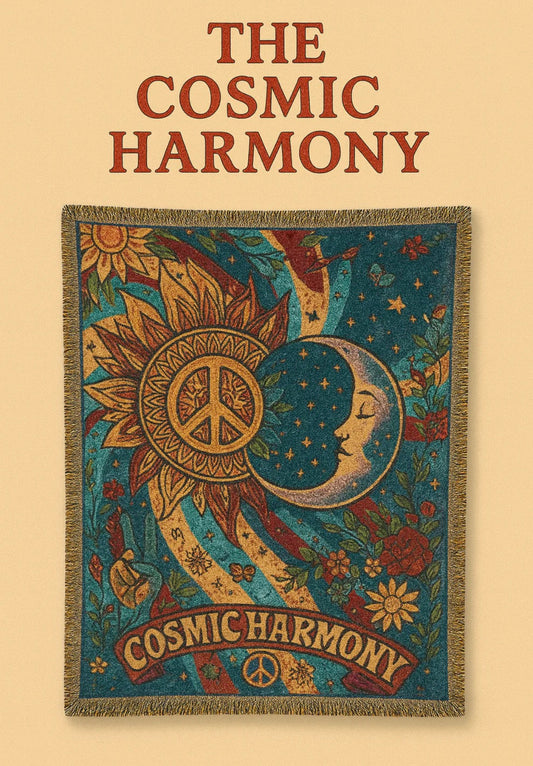 Cosmic Harmony Blanket 52” x 37”